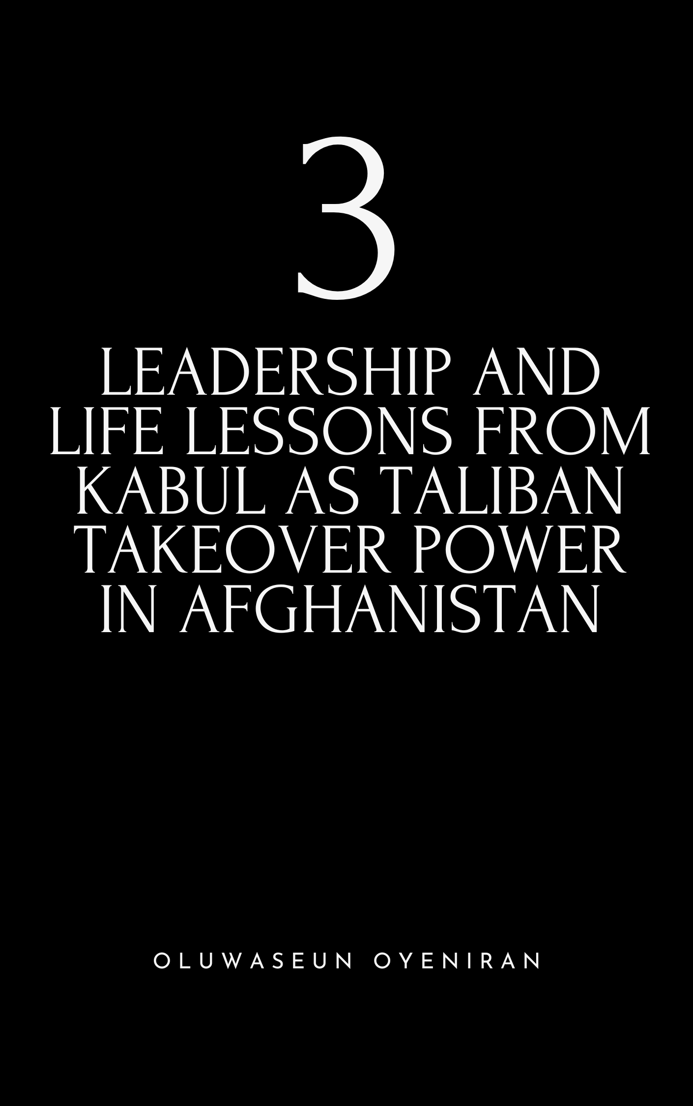 Lessons from Kabul
